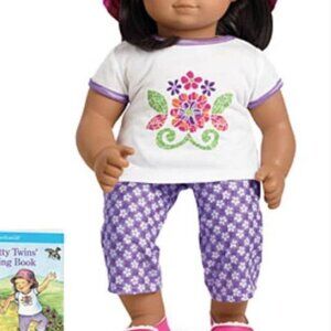American Girl Bitty Baby Twins Wildflower Outfit Top Pants & Shoes Outfit Set